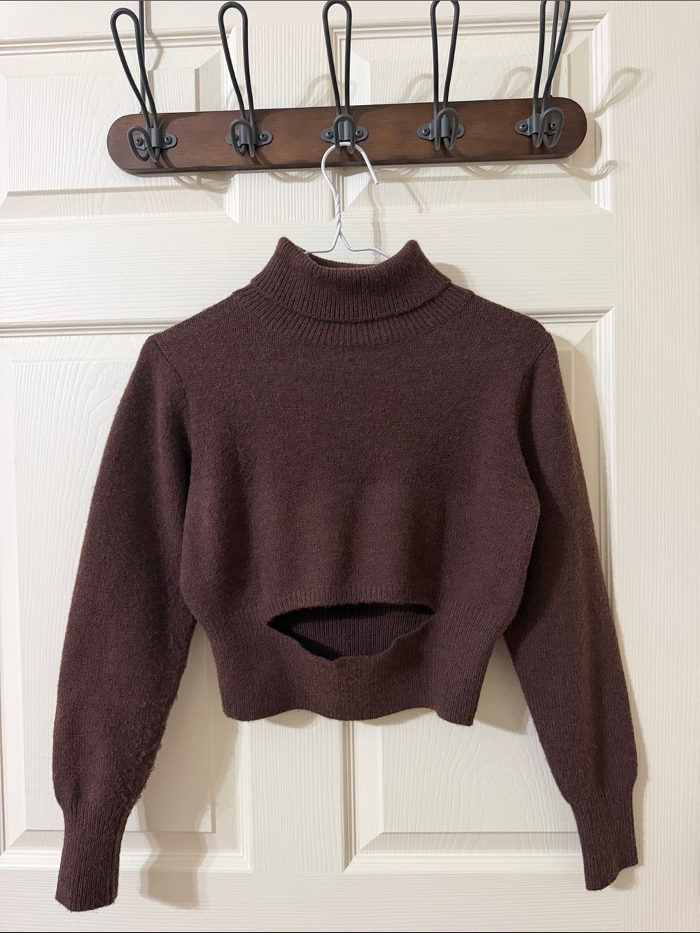 Princess Polly Millie Sweater Brown S/M